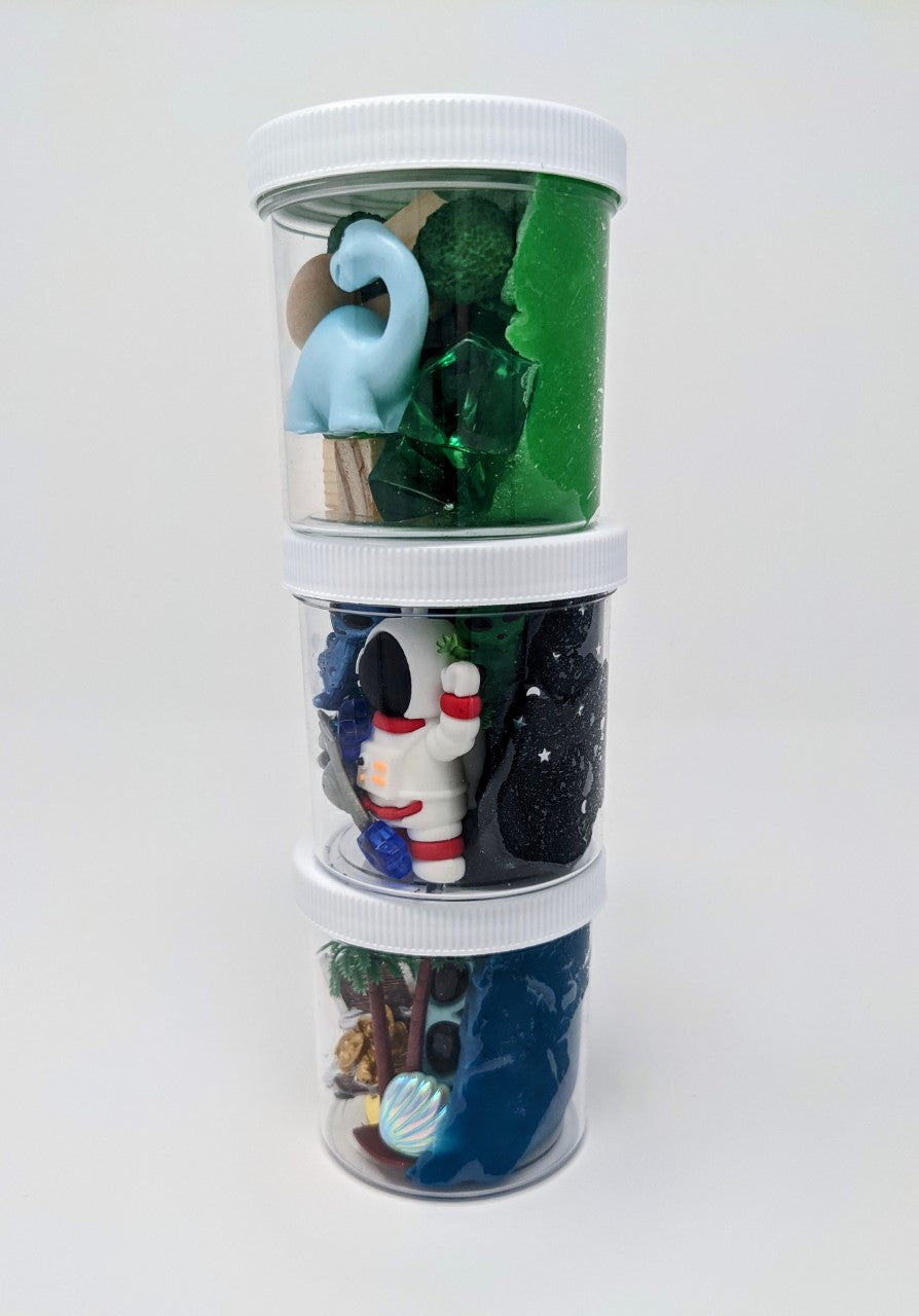 ON-THE-GO TRAVEL JAR (Ocean Adventure, Dino and Space) BOY